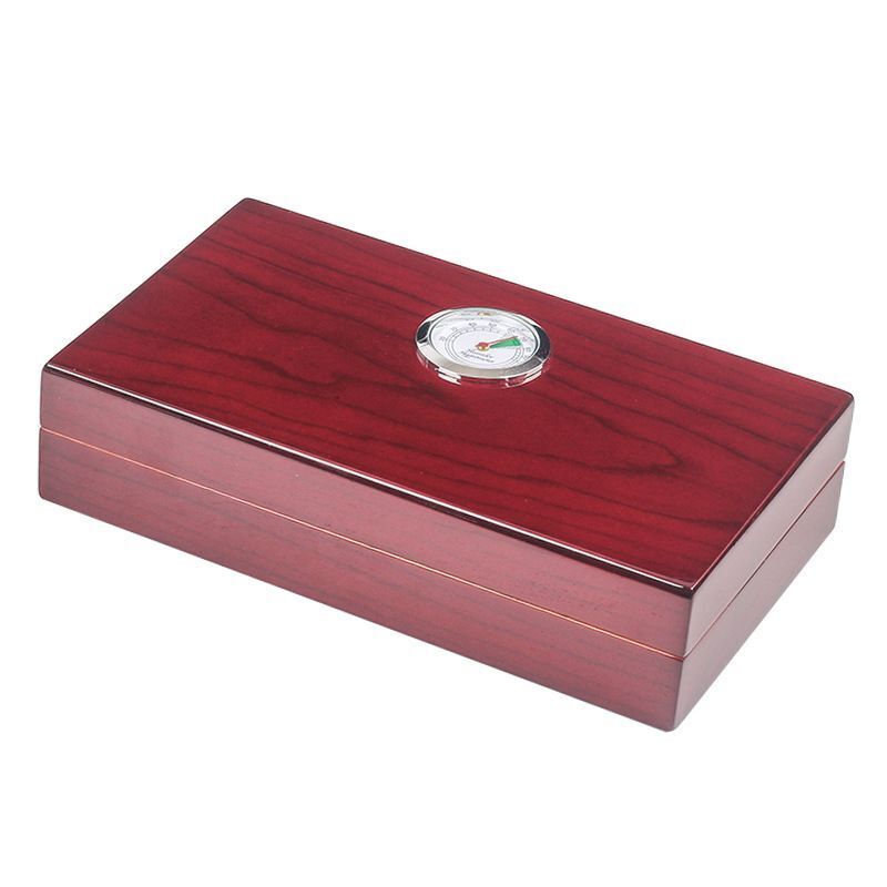 Cigar Case Cedar Wood Cuban Humidor 4Pcs Portable Travel Accessories 19x11x4.5cm