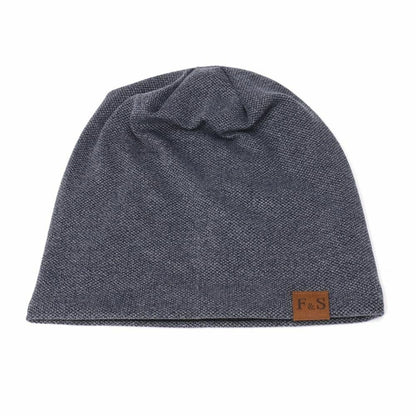 Beanies Cap Casual Lightweight Thermal Elastic Knitted Cotton Warm Hat Winter