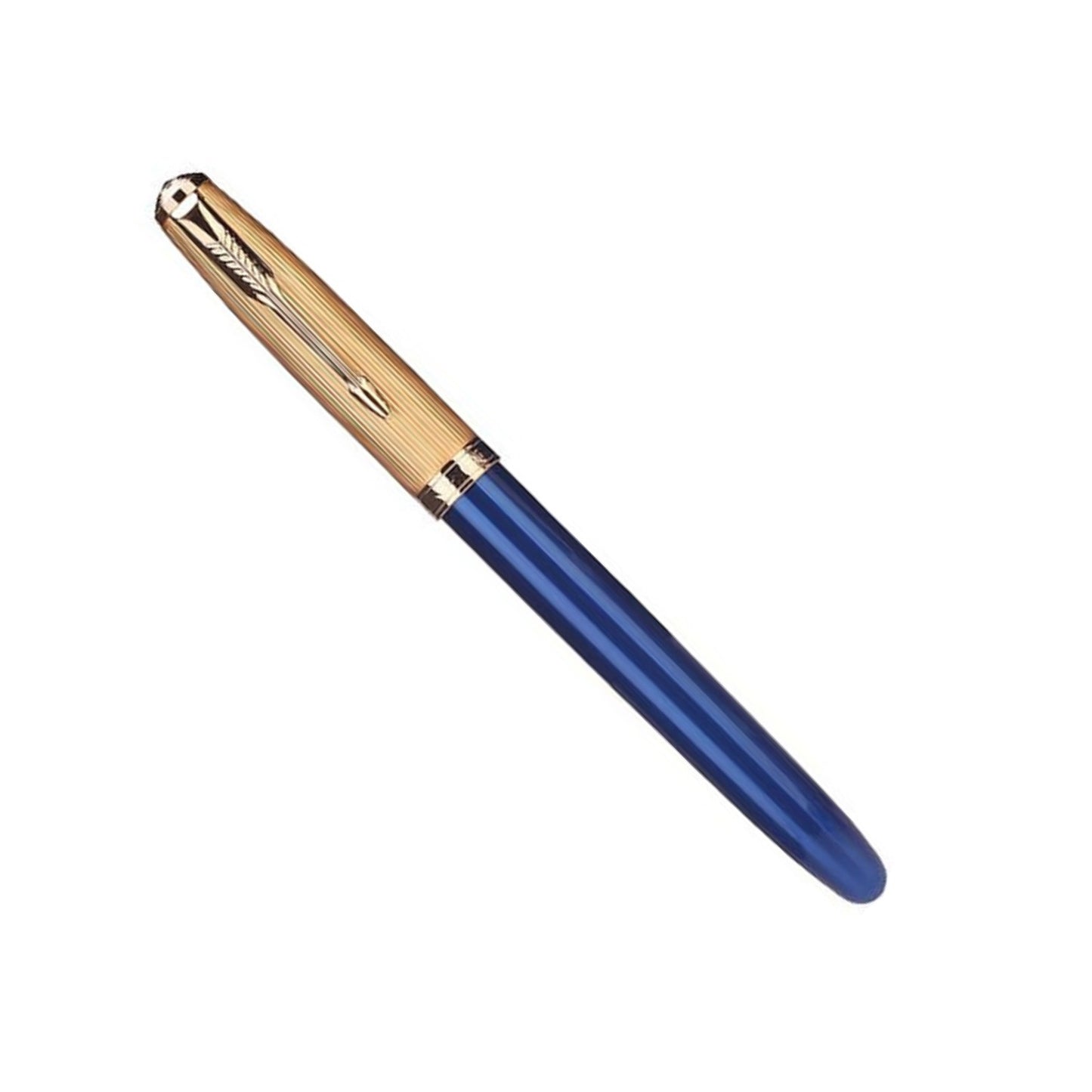 143mm Jinhao 85 Metal/Wood Fountain Pen Extra Fine Nib 0.38mm Writing Pen Blue A