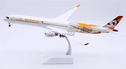 for JC Wings for Etihad Airways for Airbus A350-1000 A6-XWB 1:200 Aircraft Model
