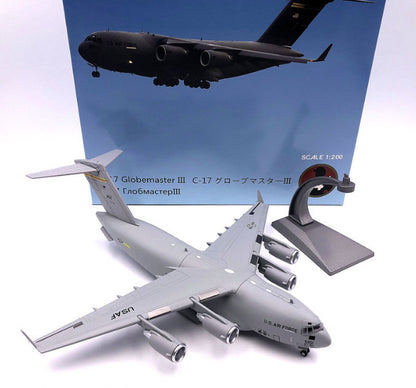USA C-17 Globemaster III Special edition 1/200 diecast plane model aircraft