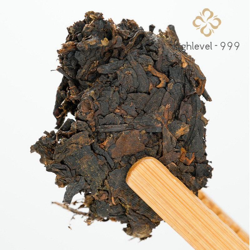 200G Ripe Pu'er Tea Cake Yunnan Pasha Dry Storage Ancient Tree Big Leaf Tea -
