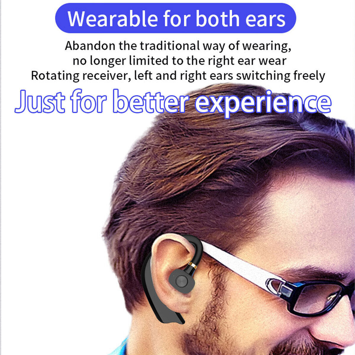 Wireless Bluetooth Headset Earbud Ear-hook For Samsung A54 A53 A34 A32 A14 A13