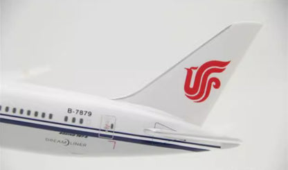 32CM 1:200 Risesoon Air China Boeing 787-9 Passenger Airplane ABS Plastic Model