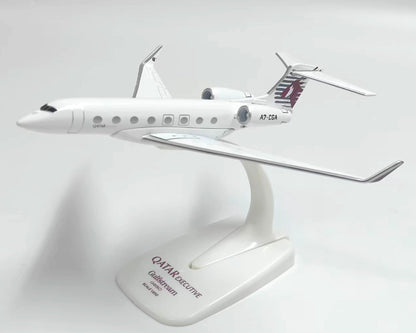 16cm QATAR AIRWAYS Gulfstream G650ER Business Airplane Diecast Aircraft Model