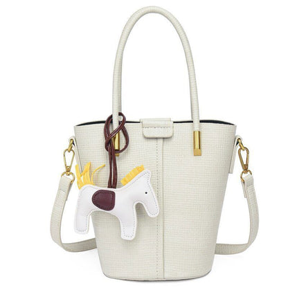 2piece/set Cowhide Women's Handbags Ladies Tote Women Shoulder Crossbody Bag