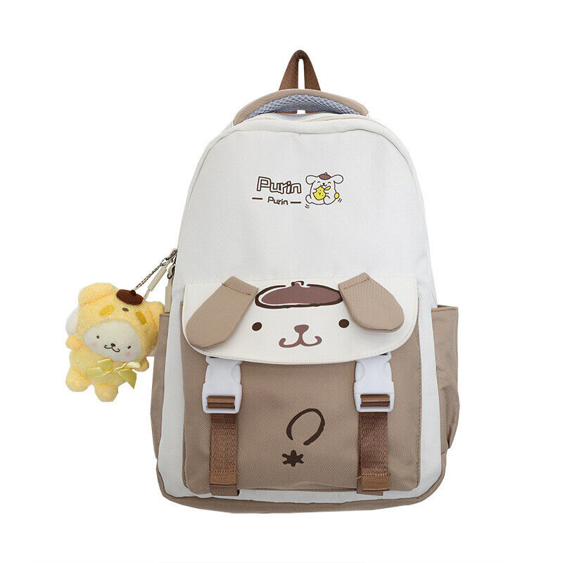 My Melody Kuromi Cinnamoroll Backpack Student Schoolbag Travel Computer Bag Gift