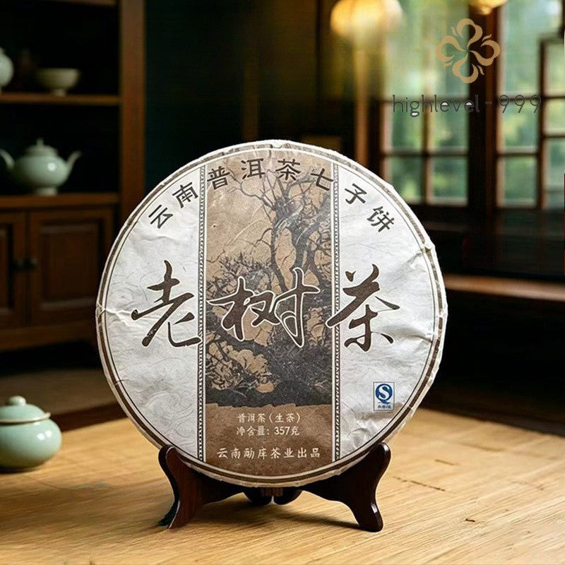 357g Raw Pu'er Yunnan Mengku Old Tree Compressed Round Tea Cake
