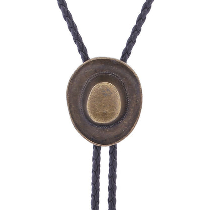 Men Bolo Ties Cowboy Adjustable Cacique Women Western Rodeo Dance Neckties 3.5cm