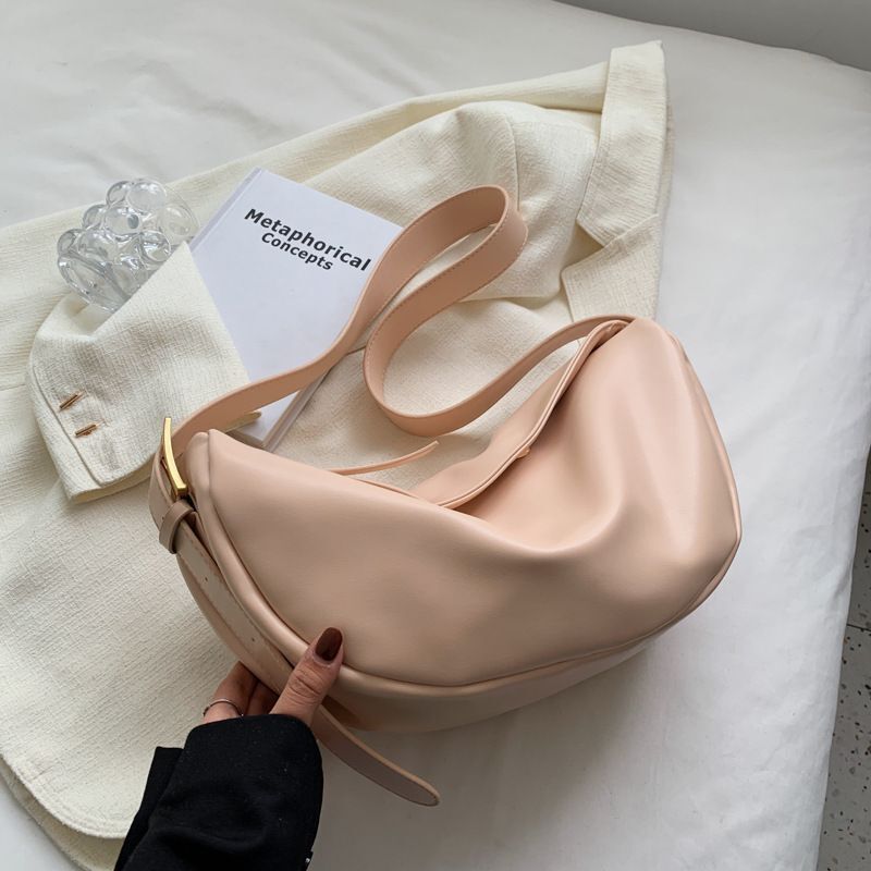 Crossbody Bag Large Luxury Handbags Solid Soft Shoulder Bag Travel Hobos Vintage