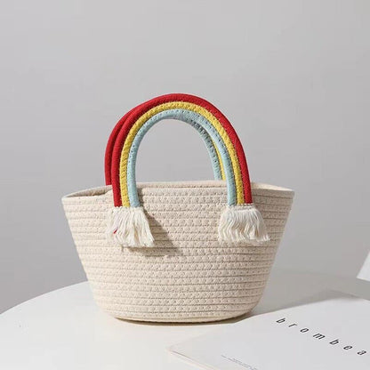Straw Bag for Womens Summer Beach Bag Woven Tote Bag Large Rattan Shoulder Bag