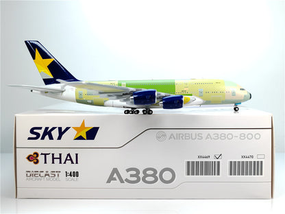 1:400 JC Wings SKY AIRBLUS A380 Passenger Airplane Diecast Aircraft Model