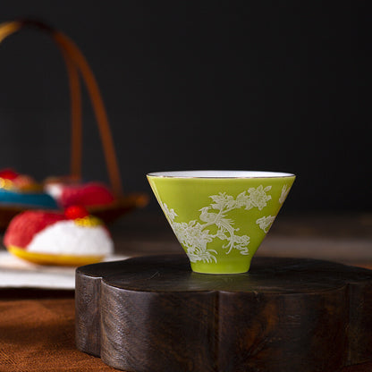 One Piece Chinese Tea Cup Porcelain Master Cup 60ml Handpainted Ceramic Cup New