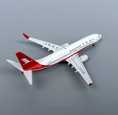 1:400 AeroPolaris Shanghai Airlines B737-800 B-1720 Airplane Diecast Model