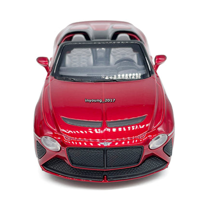 1/32 Bentley Mulliner Bacalar Model Car Diecast Toy Vehicle for Kids Adults Red