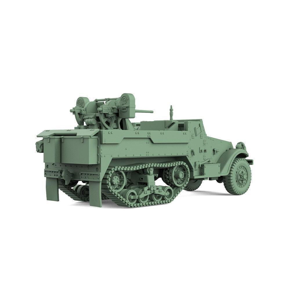 SS200553 1/200 Military Model Kit US Multiple Gun Motor Carriage M13 SPAA
