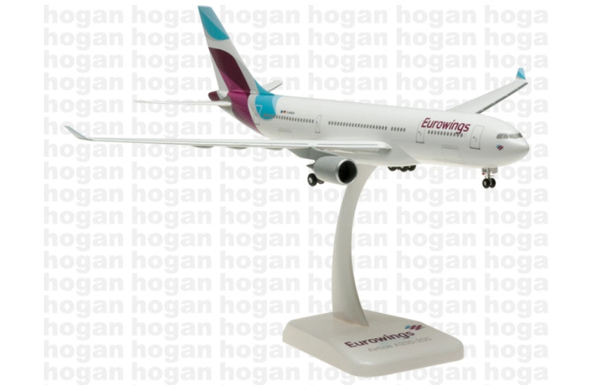 1:200 30CM Herpa Eurowings AIRBUS A330-200 Airplane ABS Plastic Aircraft Model