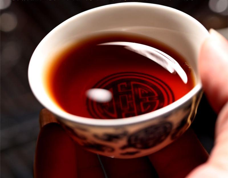 Organic Yunnan Pu-erh Tea Cake 357g – Premium Ripe Pu'er Tea, Aged Cooked Puerh