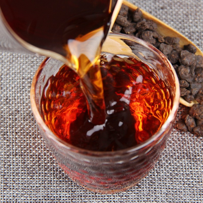 500g Pu'er Tea Loose Tea Yunnan Broken Silver Old Tea Head Nuoxiang Tea Ripe Tea