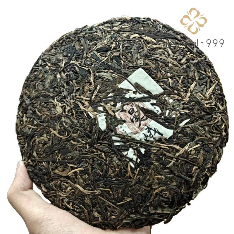357g Raw Pu'er Tea Cake Yunnan Laoman'e Ancient Tree Spring Tea Dried Leaf Tea