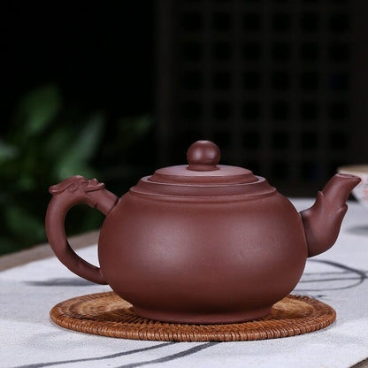 450ml Chinese Yixing Teapot Purple Clay Tea Pot Handmade Household Tea Set