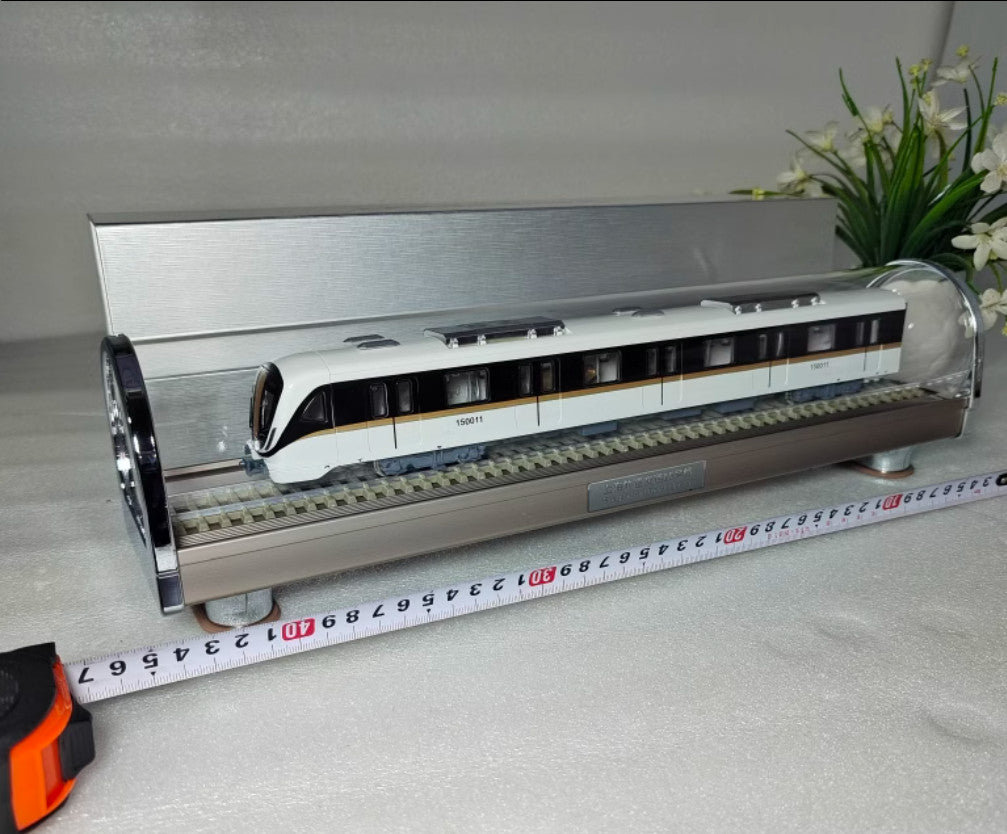 1:68 43CM Shanghai Railway Transit Line 15 Passenger Car Trains Diecast Model