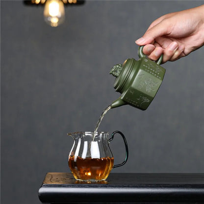 Octagonal Pot Handmade Purple Clay Teapot Brewing Teapot Chinese Style Tea Set