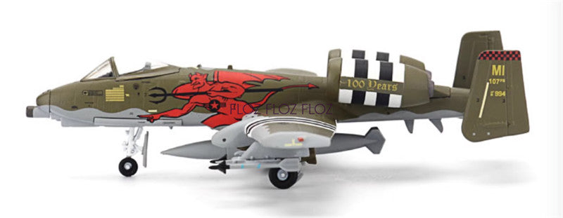 1:144 for JC WINGS for US AIR FORCE A-10 Thunderbolt II 107 TH FIGHTER SQURDRON