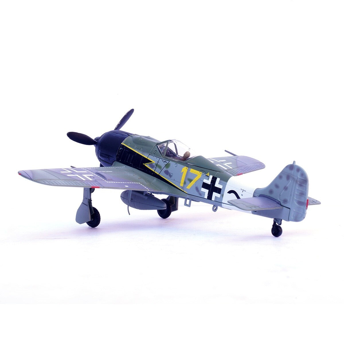 1:72 LEGION FOCKE WULF FW190A Fighter Plane Aircraft Diecast Military Model
