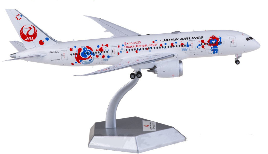 1:200 SQ Wings Japan Airlines Boeing 787-8 JA823J Passenger Plane Diecast Model