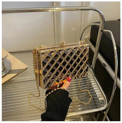Clutch Bag Box Party Evening Chain Shoulder Crossbody Bags Mini Purse Handbags
