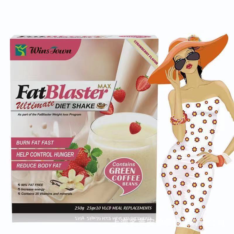 Milk Tea Strawberry Flavour slimming milkshake dietary fibre shake 250g