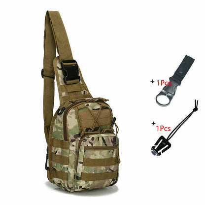 Outdoor Military Shoulder Bag Camping Hunting Daypack Sport Camouflage Backpack