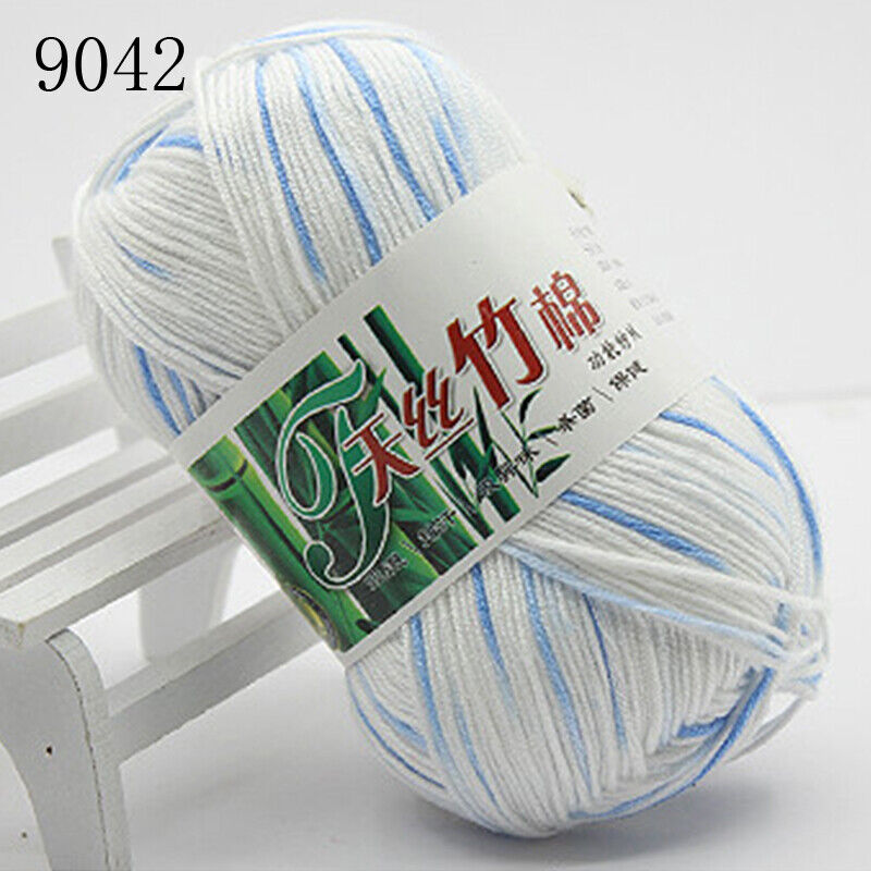 Hot Sale 50g Soft Bamboo Crochet Cotton Yarn Knitting Baby Knit Wool Yarn