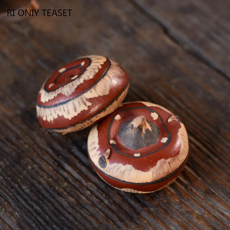 Yixing Handmade Purple Clay Tea Pet Simulation Vegetable Ornaments Tea Figurine