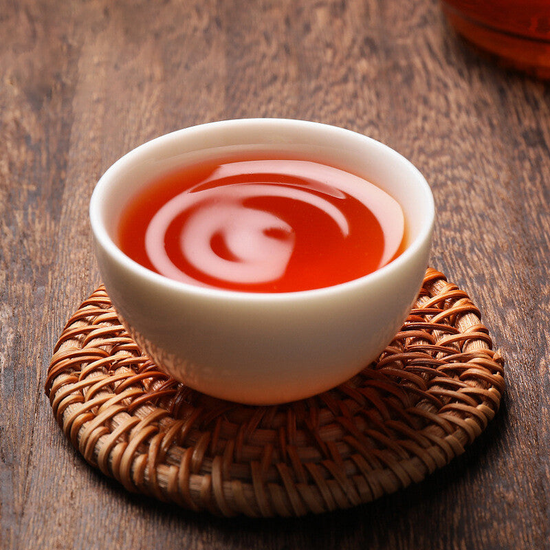 Lao Banzhang Pu'er Tea Cake Yunnan Qizi Cake Tea Old Ancient Tree Ripe Tea