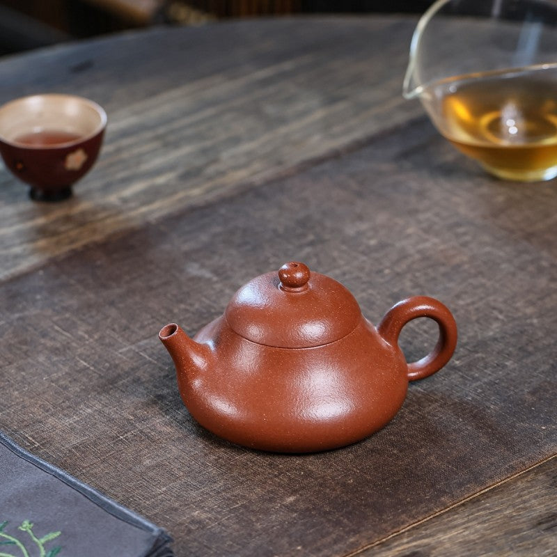 Yixing Purple Clay Teapot "Jade Breast" Pear-Shaped Pot Premium New Jiangpo Clay