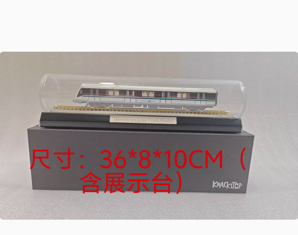 1:87 Downtow Line Train Model Metro Passenger Subway Railway Diecast Model