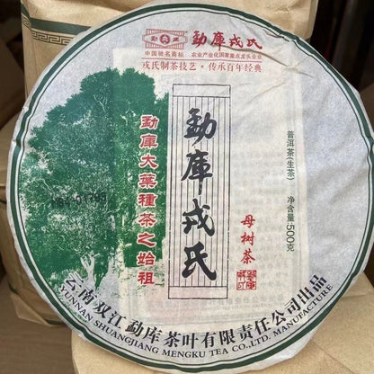 2013 Yr Mother Tree Tea Green The Ancestor of Mengku Big Leaf Raw Puer Tea 500g
