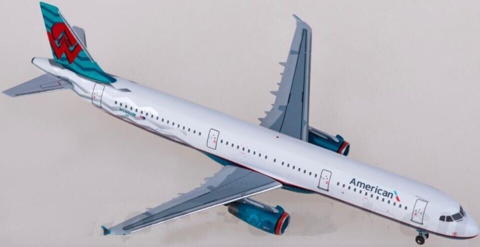 1:400 AeroClassics American AIRBUS A321 Passenger Airplane Diecast Plane Model