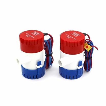 Bilge Pump 350 500 750 1100GPH DC 12V 24V Electric Water Aquario Submersible GPH
