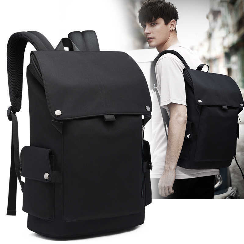 Men Casual Backpack Oxford High Capacity Teenager Student School Bag Rucksack