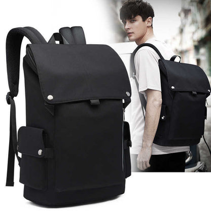 Men Casual Backpack Oxford High Capacity Teenager Student School Bag Rucksack