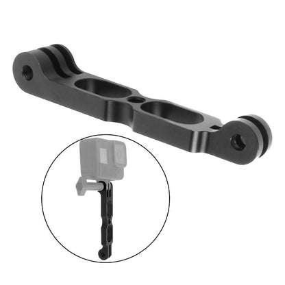 Aluminum 1/4 Extension Hole Rod Arm Mount Helmet For Gopro Max For Insta.360/