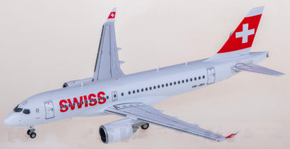 1:200 Herpa Swiss AIRBUS A220-100 Passenger Airplane Diecast Aircraft Model