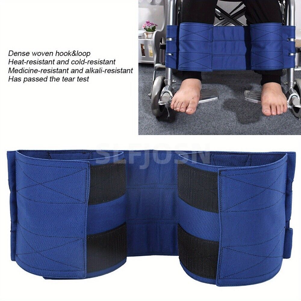 New Wheelchair Calf Straps Leg Restraints Adjustable Tightness Safety Seat Belt