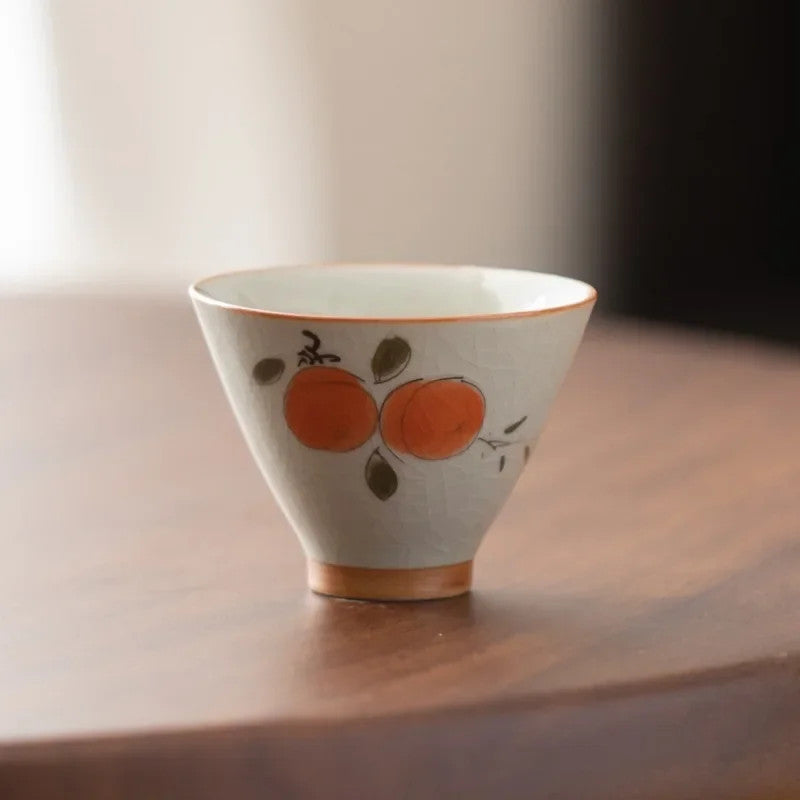 60ml Ceramics Hand Painted Teacup Master Cup Vintage Chinese Kung Fu Teaset
