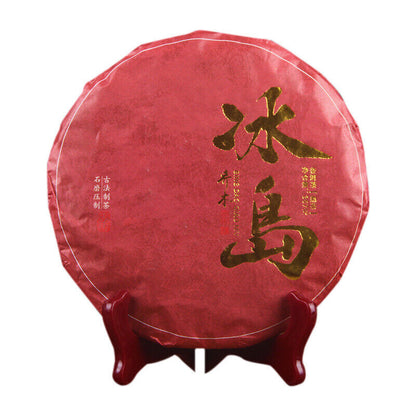 Iceland Jiao Mu Ripe Tea Cake Spring Tea New Tea Pu'er Seven Seed Cake Tea