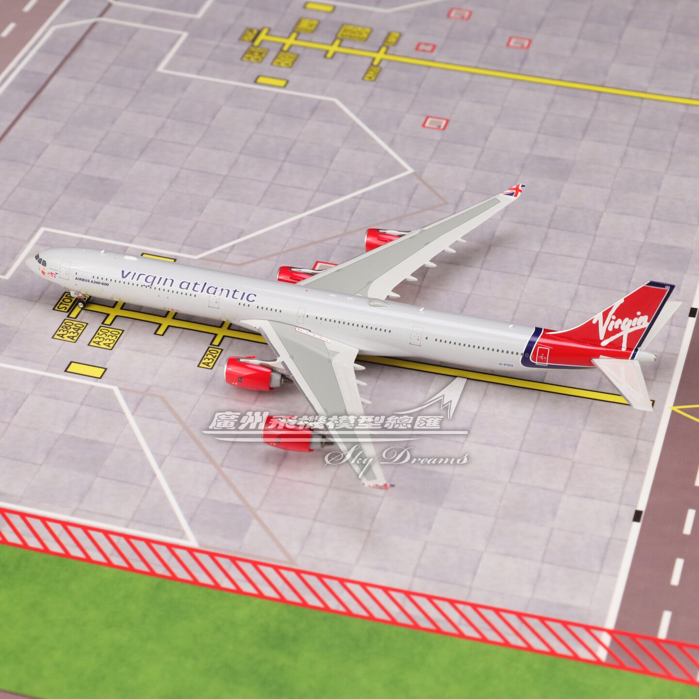 1:400 Phoenix Virgin atlantic AIRBUS A340-600 Plane Diecast Aircraft Model