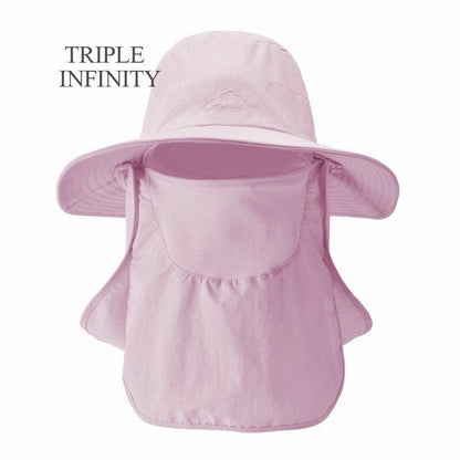 Summer Large Bucket Hat Foldable Breathable Hiking Fishing Camping 10*56-60 CM
